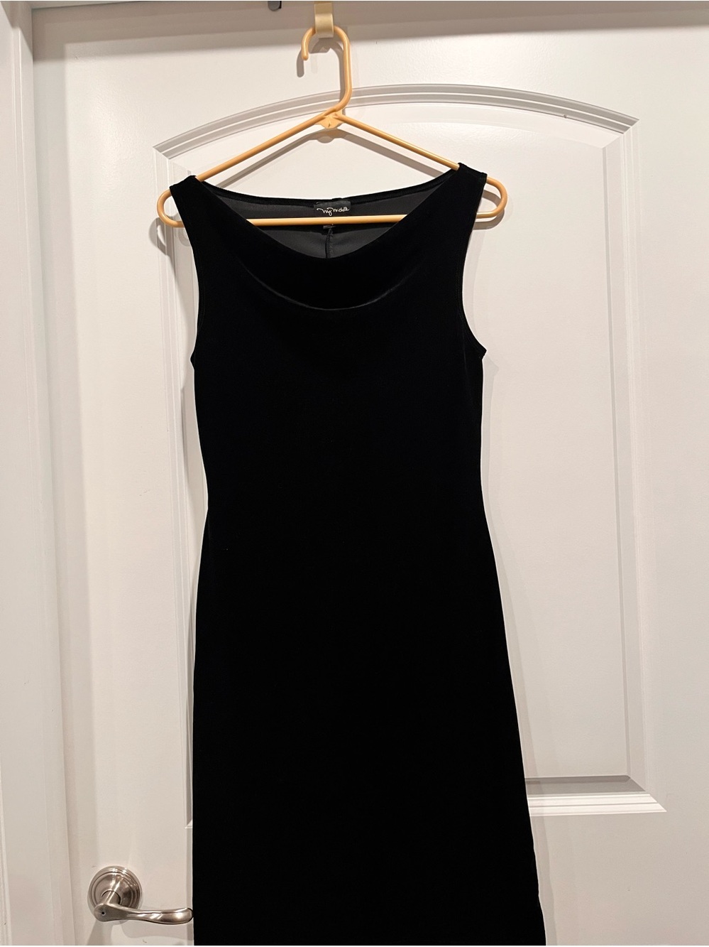 Vintage 90s/Y2K My Michelle Black Velvet Dress